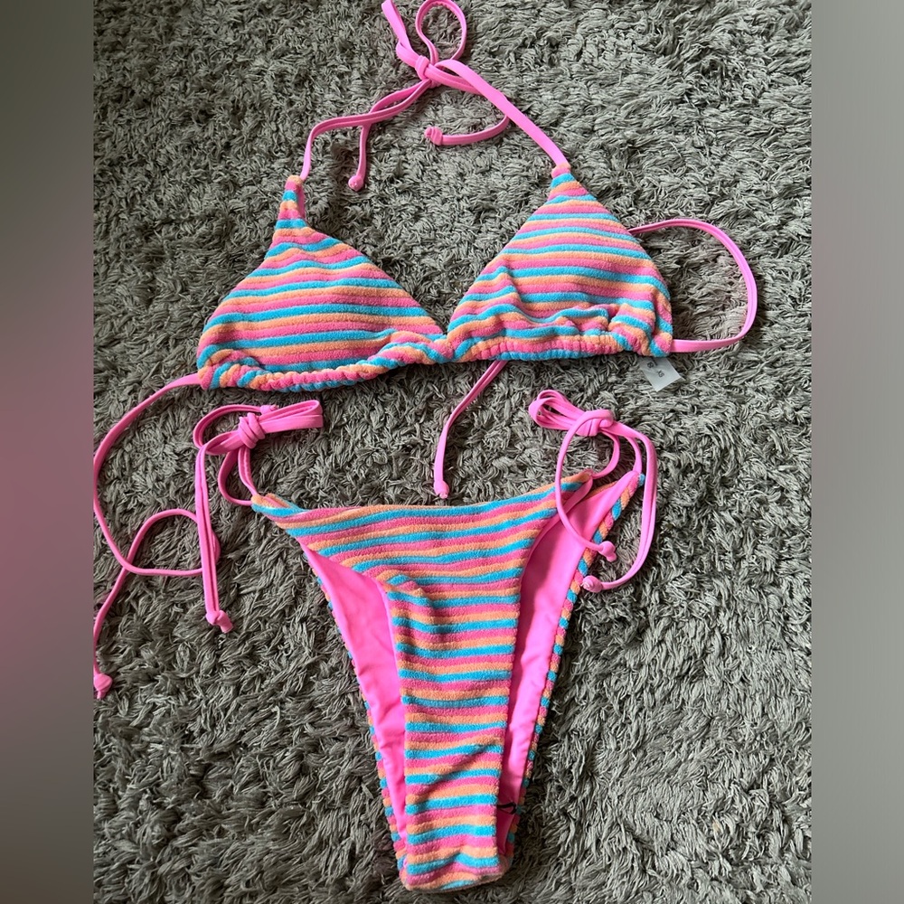 New Colorful Terrycloth Bikini